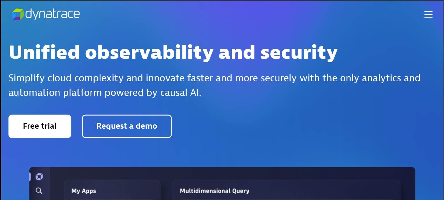Datadog alternatives : Dynatrace 