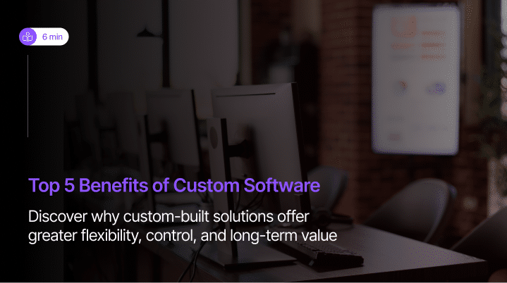Benefits of bespoke software