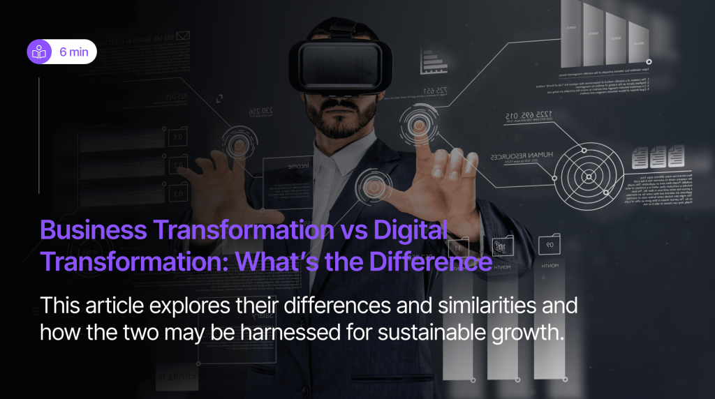 business transformation vs digital transformation min